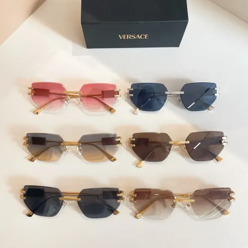 Replica Versace AAA Quality Sunglasses #1415099 $60.00 USD for Wholesale