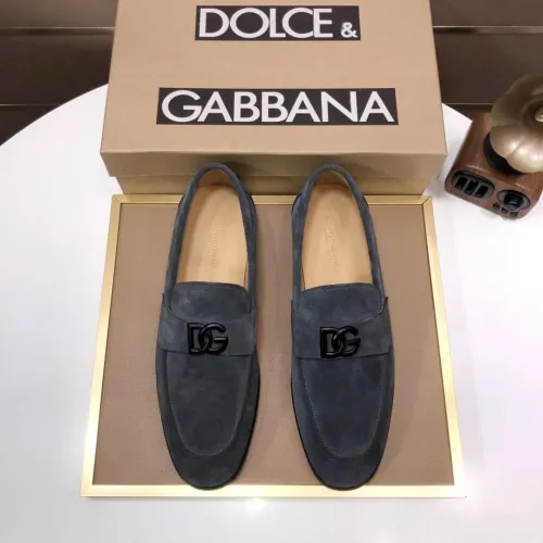 Replica Dolce & Gabbana D&G Leather Shoes For Men #1415794 $98.00 USD for Wholesale