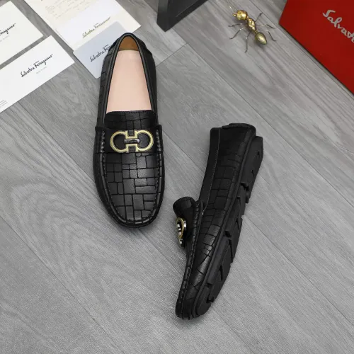 Salvatore Ferragamo Leather Shoes For Men #1416442