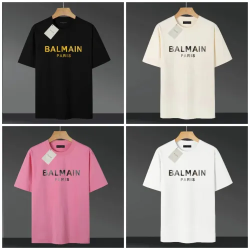 Replica Balmain T-Shirts Short Sleeved For Unisex #1416458 $39.00 USD for Wholesale