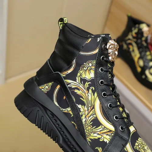 Replica Versace High Tops Shoes For Men #1416498 $85.00 USD for Wholesale