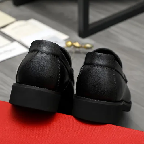 Replica Salvatore Ferragamo Leather Shoes For Men #1416539 $96.00 USD for Wholesale
