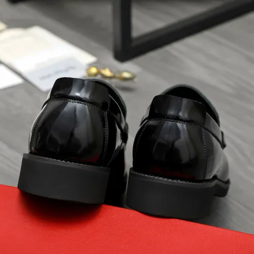 Replica Salvatore Ferragamo Leather Shoes For Men #1416540 $96.00 USD for Wholesale