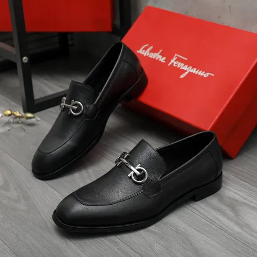 Salvatore Ferragamo Leather Shoes For Men #1416563
