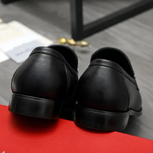 Replica Salvatore Ferragamo Leather Shoes For Men #1416563 $88.00 USD for Wholesale