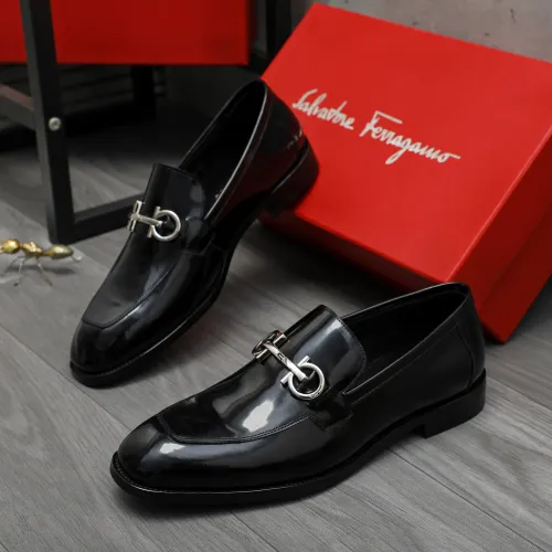 Salvatore Ferragamo Leather Shoes For Men #1416564
