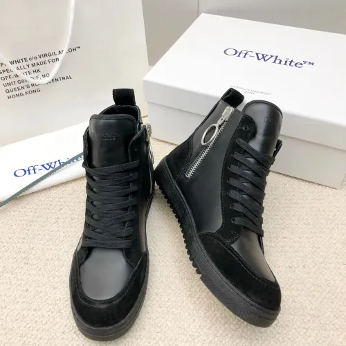 Replica Off-White High Tops Shoes For Women #1417456 $96.00 USD for Wholesale