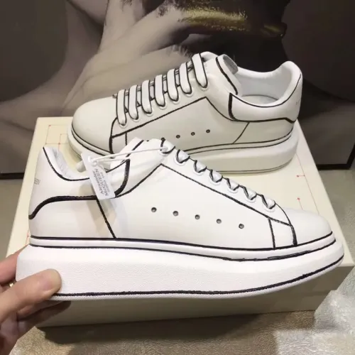 Replica Alexander McQueen Casual Shoes For Men #1417585 $100.00 USD for Wholesale