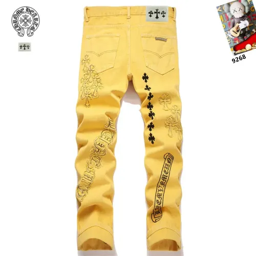 Replica Chrome Hearts Jeans For Men #1417706 $48.00 USD for Wholesale