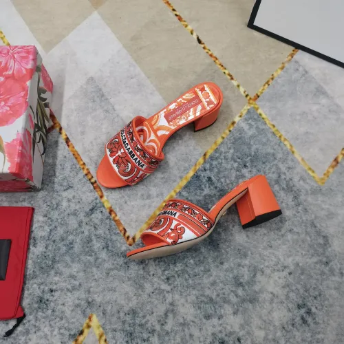 Replica Dolce & Gabbana D&G Slippers For Women #1417753 $125.00 USD for Wholesale