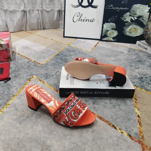 Replica Dolce & Gabbana D&G Slippers For Women #1417753 $125.00 USD for Wholesale