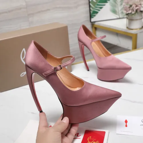 Replica Christian Louboutin High-heeled shoes For Women #1417934 $128.00 USD for Wholesale