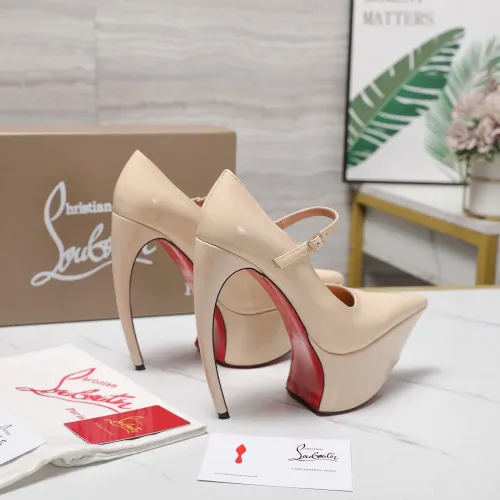 Replica Christian Louboutin High-heeled shoes For Women #1417937 $128.00 USD for Wholesale