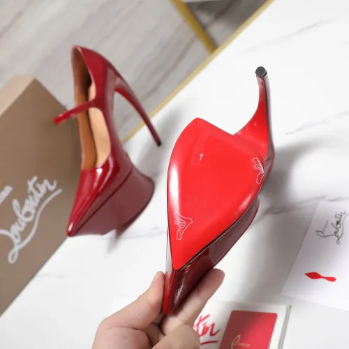 Replica Christian Louboutin High-heeled shoes For Women #1417938 $128.00 USD for Wholesale