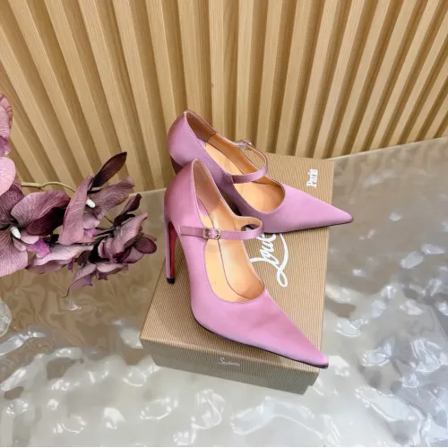 Replica Christian Louboutin High-heeled shoes For Women #1417943 $115.00 USD for Wholesale