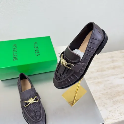 Replica Bottega Veneta BV Leather Shoes For Women #1418066 $140.00 USD for Wholesale