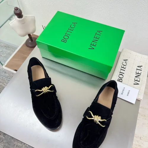 Replica Bottega Veneta BV Leather Shoes For Women #1418070 $140.00 USD for Wholesale