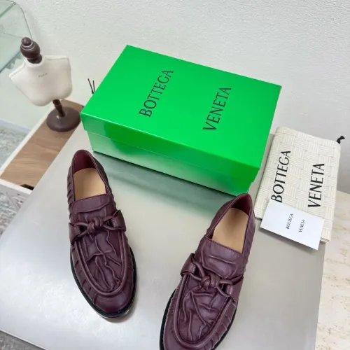 Replica Bottega Veneta BV Leather Shoes For Women #1418071 $140.00 USD for Wholesale
