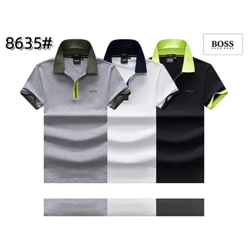Replica Boss T-Shirts Short Sleeved For Men #1418198 $25.00 USD for Wholesale