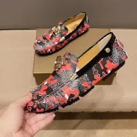$76.00 USD Versace Leather Shoes For Men #1408364