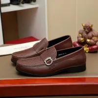 $88.00 USD Salvatore Ferragamo Leather Shoes For Men #1408689