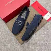 $80.00 USD Salvatore Ferragamo Leather Shoes For Men #1408697