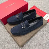 $80.00 USD Salvatore Ferragamo Leather Shoes For Men #1408697