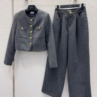 $105.00 USD Celine Tracksuits Long Sleeved For Women #1408741
