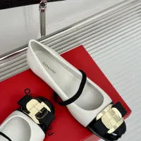 $102.00 USD Salvatore Ferragamo Flat Shoes For Women #1408909