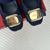 $102.00 USD Salvatore Ferragamo Flat Shoes For Women #1408913