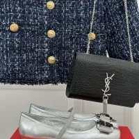 $102.00 USD Salvatore Ferragamo Flat Shoes For Women #1408914