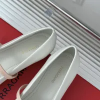 $105.00 USD Salvatore Ferragamo Flat Shoes For Women #1408916
