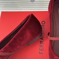 $105.00 USD Salvatore Ferragamo Flat Shoes For Women #1408917