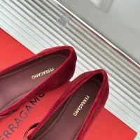 $105.00 USD Salvatore Ferragamo Flat Shoes For Women #1408917