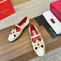 $105.00 USD Valentino Flat Shoes For Women #1409206