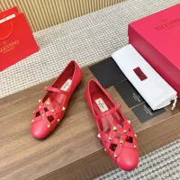 $105.00 USD Valentino Flat Shoes For Women #1409209