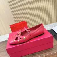 $105.00 USD Valentino Flat Shoes For Women #1409209