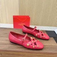 $105.00 USD Valentino Flat Shoes For Women #1409209