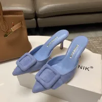 $96.00 USD Manolo Blahnik Slippers For Women #1409576