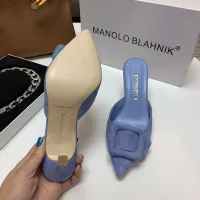 $96.00 USD Manolo Blahnik Slippers For Women #1409576