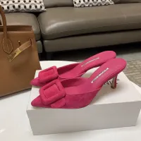 $96.00 USD Manolo Blahnik Slippers For Women #1409577