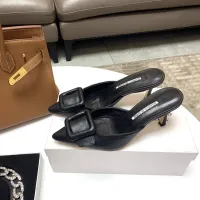 $96.00 USD Manolo Blahnik Slippers For Women #1409578