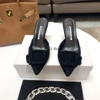 $96.00 USD Manolo Blahnik Slippers For Women #1409581