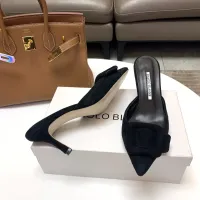 $96.00 USD Manolo Blahnik Slippers For Women #1409581