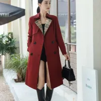 $160.00 USD Burberry Trench Coat Long Sleeved For Women #1410296
