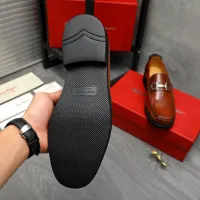 $96.00 USD Salvatore Ferragamo Leather Shoes For Men #1416541