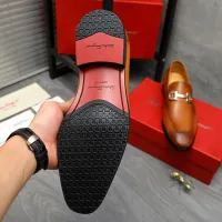 $88.00 USD Salvatore Ferragamo Leather Shoes For Men #1416542