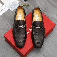 $88.00 USD Salvatore Ferragamo Leather Shoes For Men #1416552