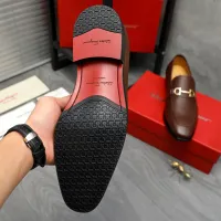 $88.00 USD Salvatore Ferragamo Leather Shoes For Men #1416556