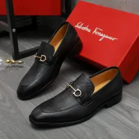 $88.00 USD Salvatore Ferragamo Leather Shoes For Men #1416559